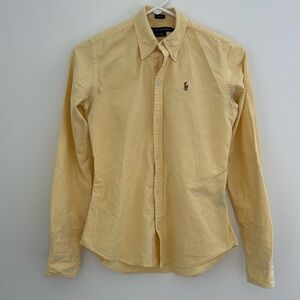 Ralph Lauren Slim Fit Button Down - Yellow